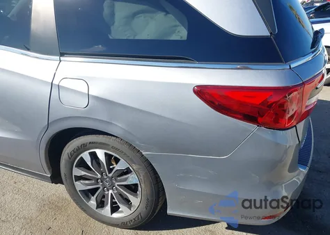 2022 Honda Odyssey Ex-L from USA, damaged, VIN 5FNRL6H73NB069423